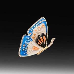 butterfly brooch pin