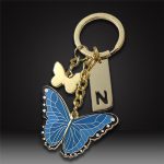 butterfly Custom hard enamel Keychains
