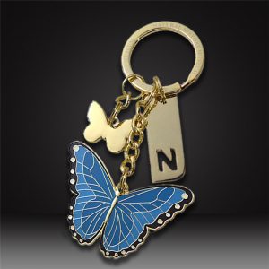 butterfly Custom hard enamel Keychains