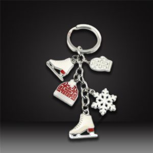 Custom hard enamel Keychains Christmas