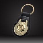 high quality leather keychain