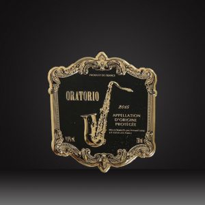 Pewter labels custom metal wine labels