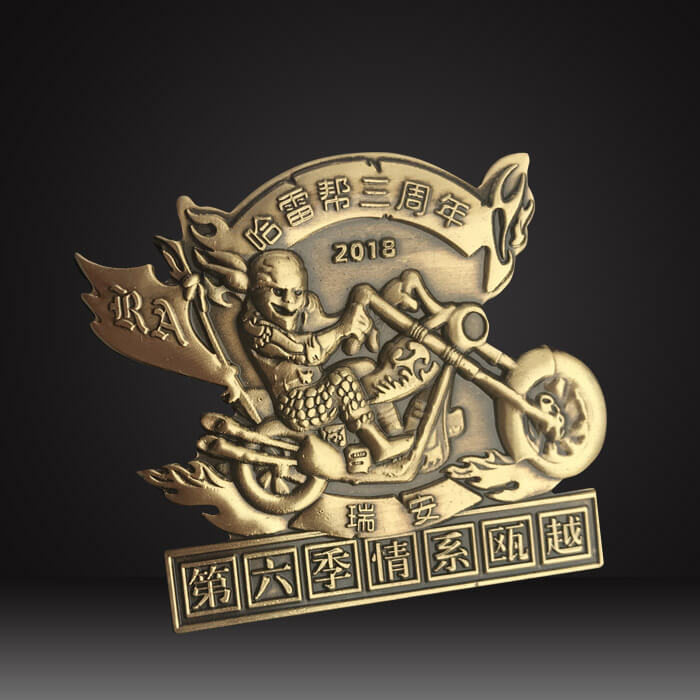 custom metal logo platescustom metal logo plates 3D motorcycle club