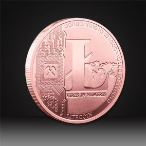 lite coin rose gold plating