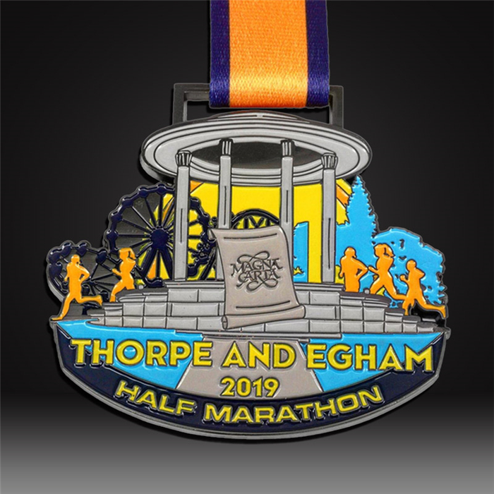 custom half marathon medal