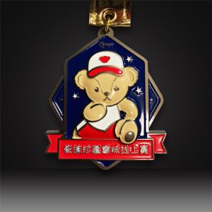 cartoon marathon medals