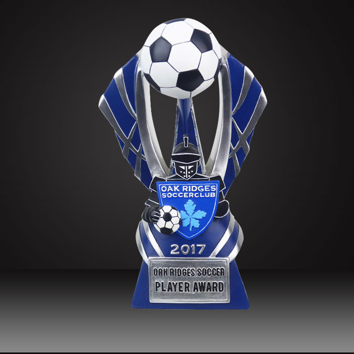 soccer custom trophy