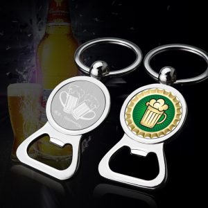 printing beer labels logo custom bottle opener Keychain