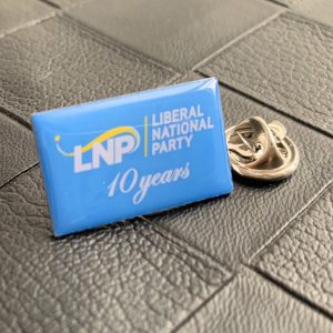 Silkscreen printing custom lapel pins