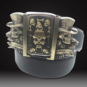 Skull-lighter-belt-buckle