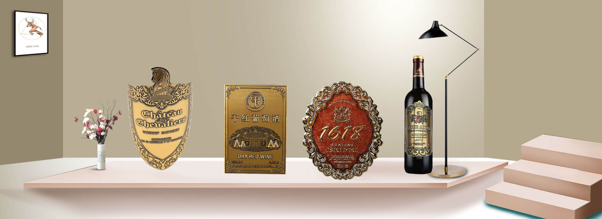 custom metal wine labels-1