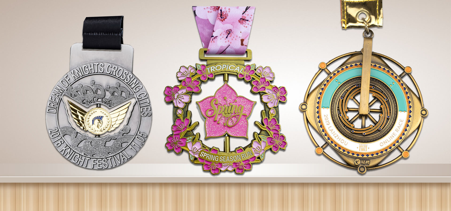 custom spinning medals