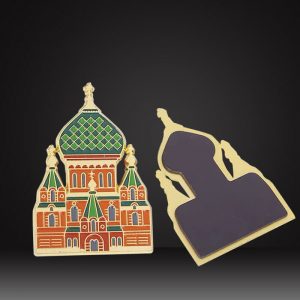 Custom fridge magnet-Russia building