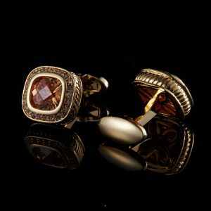 high quality red jewelry custom cufflinks