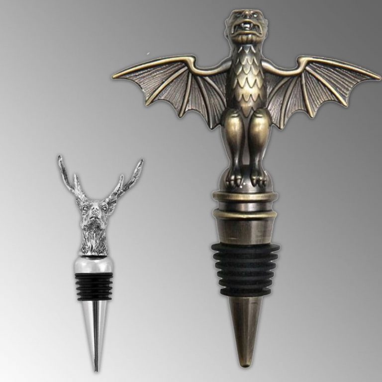 custom wine-stopper 3D antique