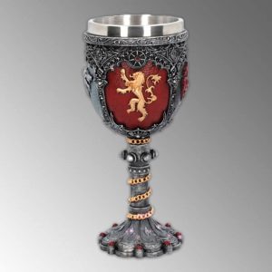 custom metal wine goblet