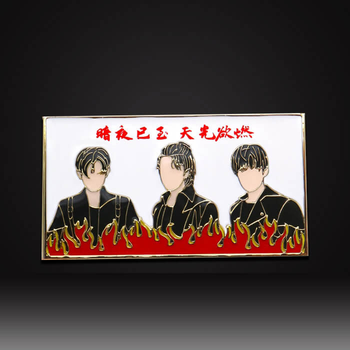 soft enamel lapel pins for idol