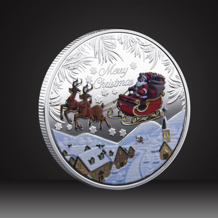 Christmas challenge coins custom -3