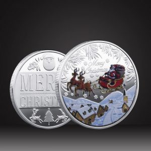 Christmas challenge coins custom