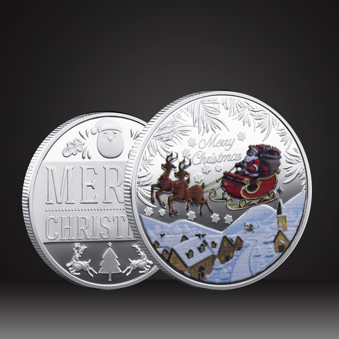 Christmas challenge coins custom