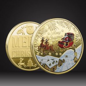 Christmas challenge coins