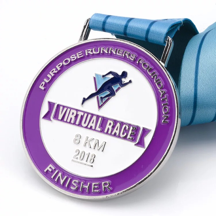 8K virtual race medal