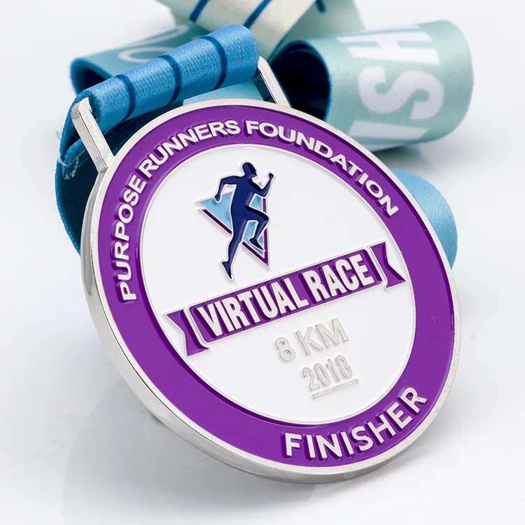 8K finisher medal
