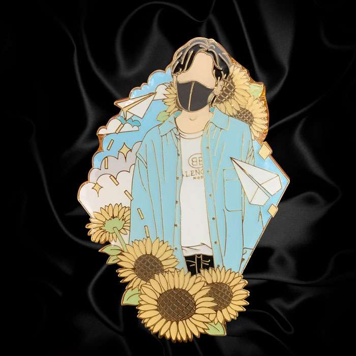 Sun-flower-hard-enamel-pin
