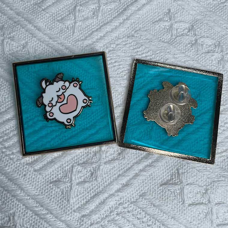 Transparent Hard Enamel pins