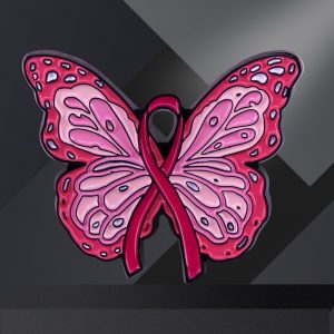 breast cancer ribbon pins