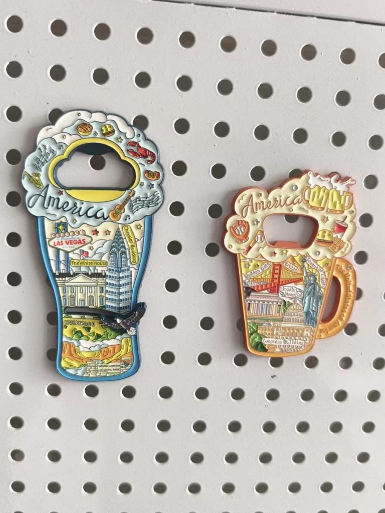 custom enamel magnets process
