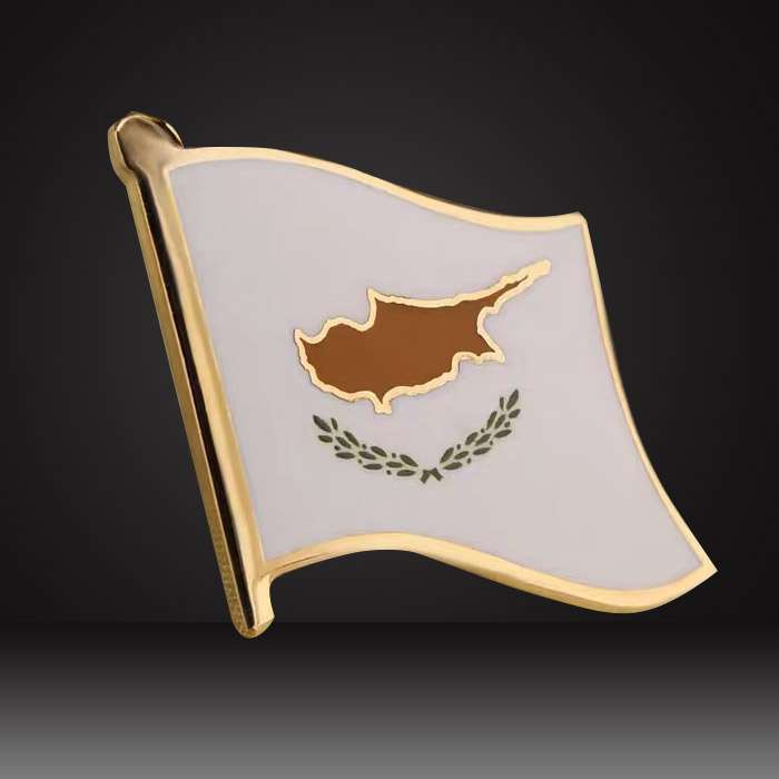 hard-enamel-Cyprus-flag-pins