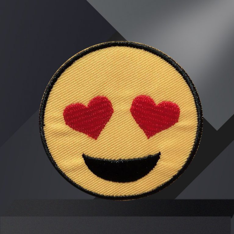 heart eyes emoji pins