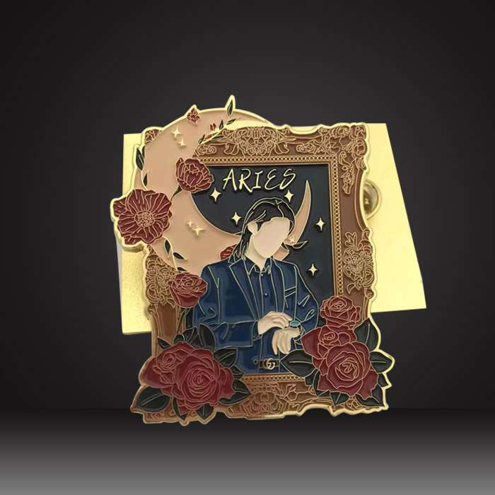 kpop-pin-badge gold plating