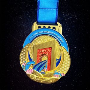 matted-gold-3D-marathon-medal