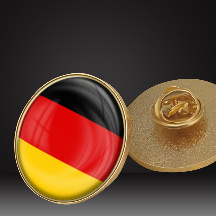 round-Germany-flag-pins
