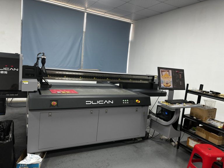 UV flatbed printer for full-color printing on custom metal products